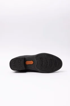 Rose Reitstiefeletten aus Leder mit Reißverschluss