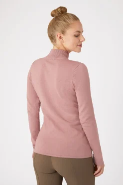 Ruth Damen Strickpullover mit Reißverschluss