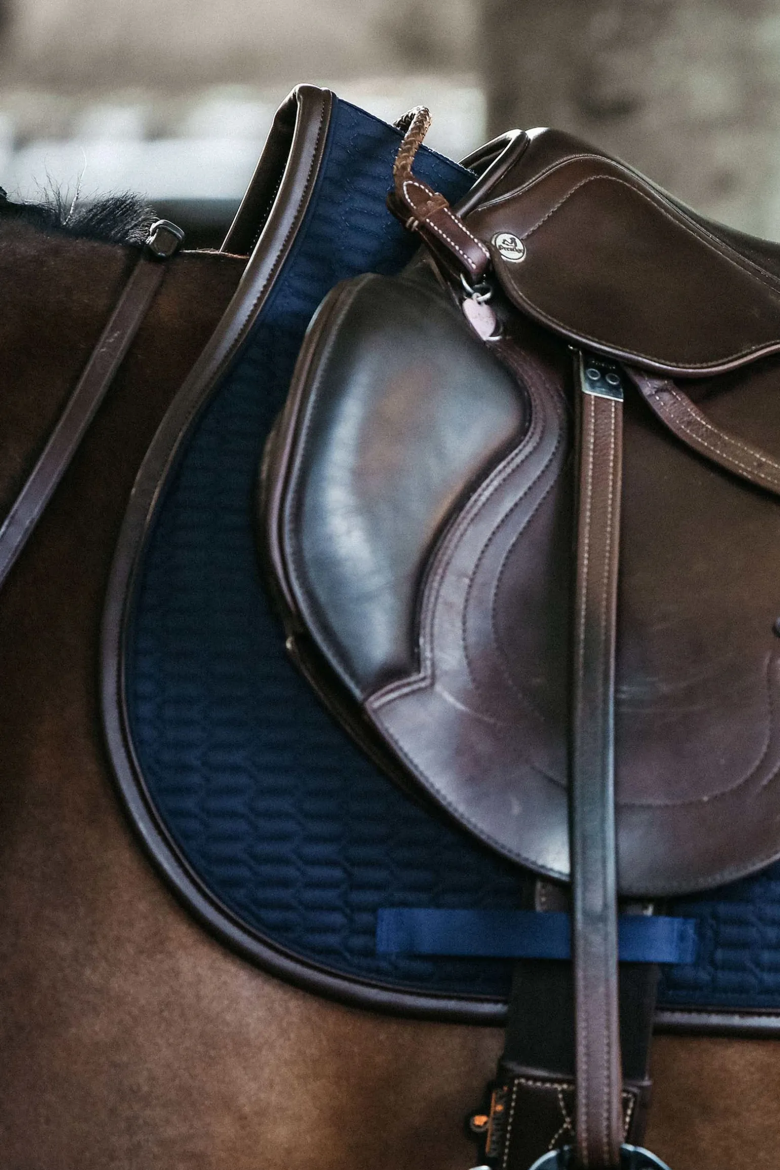 Saddle Pad Color Edition Leather Jumping