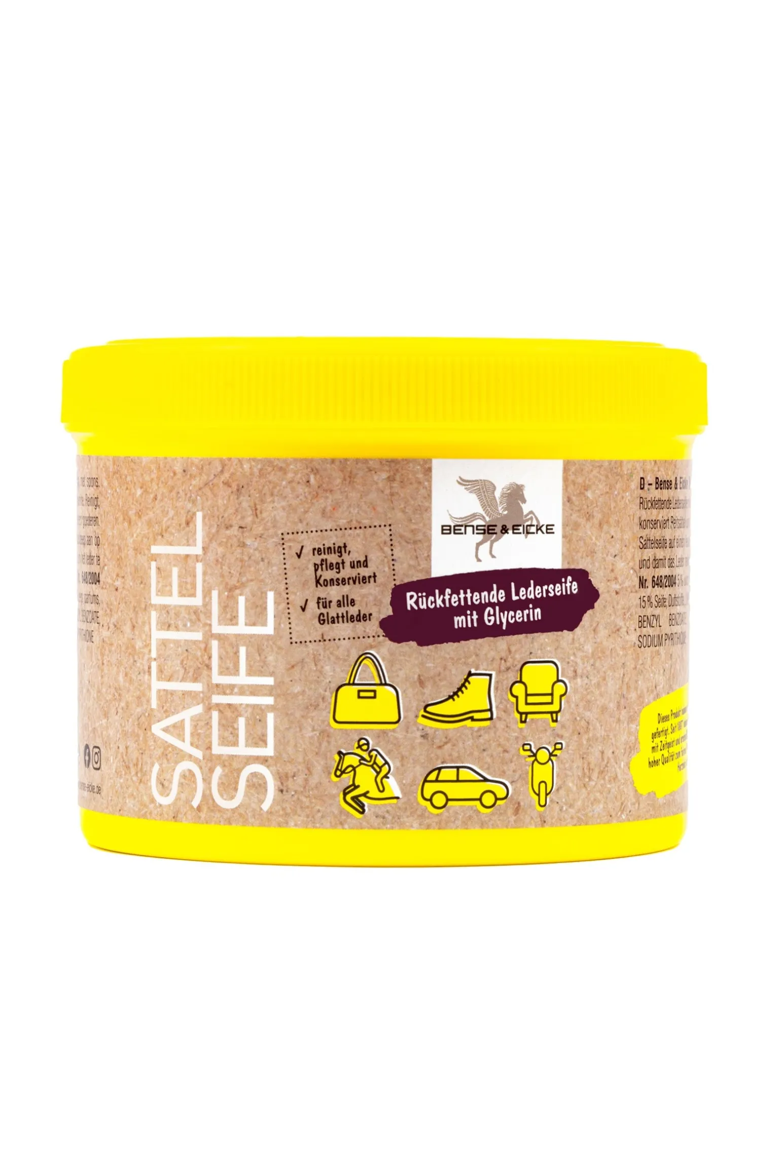 Sattelseife mit Schwamm, 500 ml