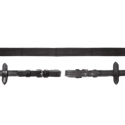 Schockmöhle Sports Durasoft Leder Grip Zügel, Nylon, gummiert