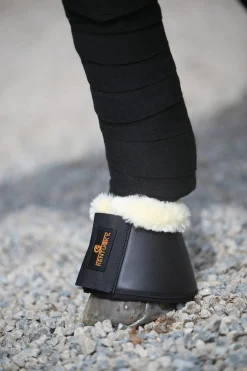 Sprungglocken Lammfell Leder