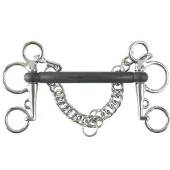 Stangen-Pelham Gummi-Gebiss