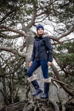 Stiefelsocken mit Kunstfell