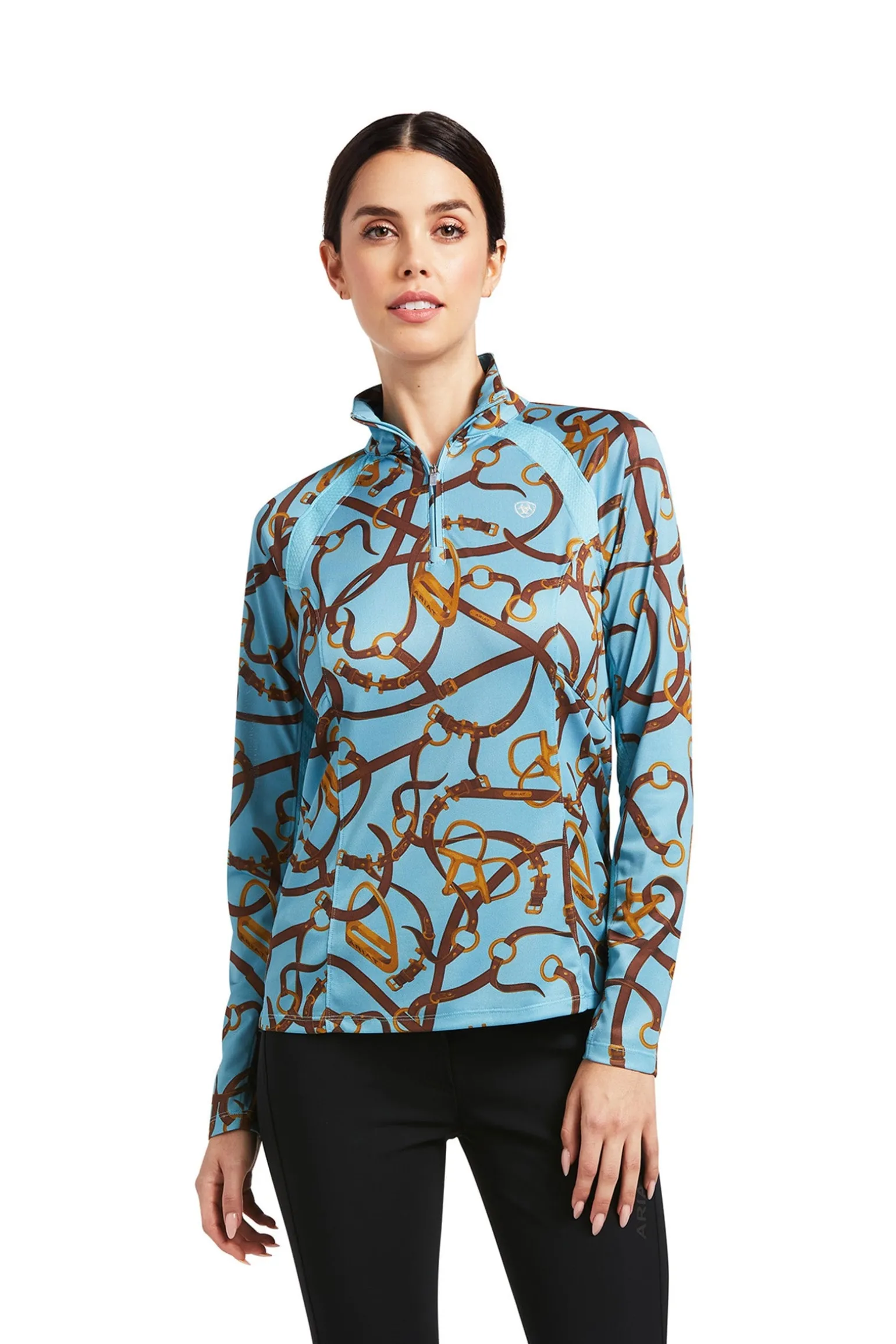 Sunstopper 2.0 Damen 1/4 Zip Baselayer Shirt