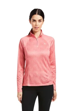 Sunstopper 2.0 Damen 1/4 Zip Baselayer Shirt
