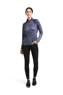 Sunstopper 2.0 Damen 1/4 Zip Baselayer Shirt