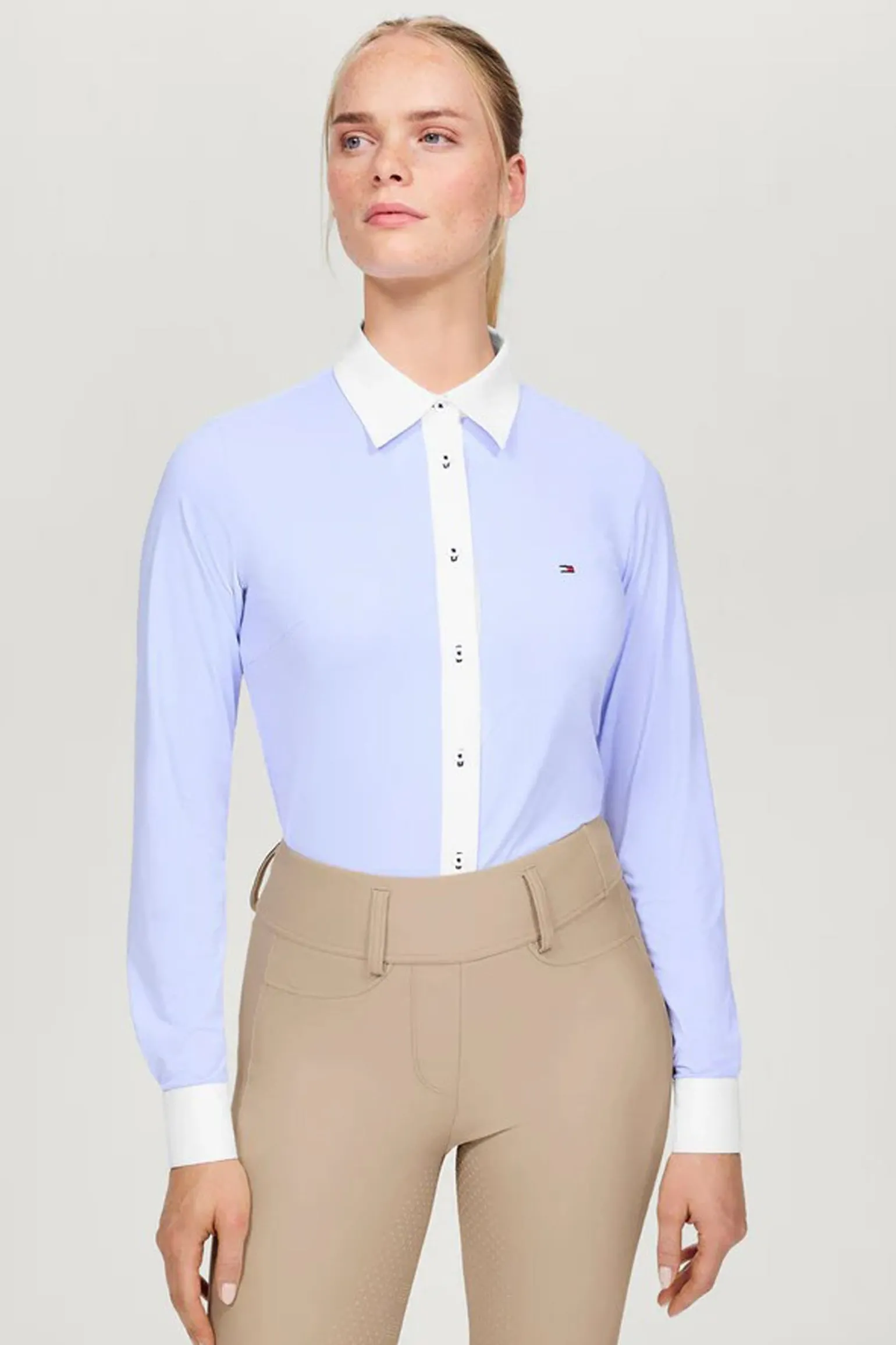 Tommy Hilfiger Essex Damen Stretch-Oxford-Hemd