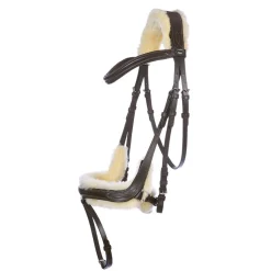 Trense Ivy, Lammfell, schwedisches Reithalfter