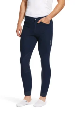 Tri Factor Grip Herren Reithose mit Kniebesatz