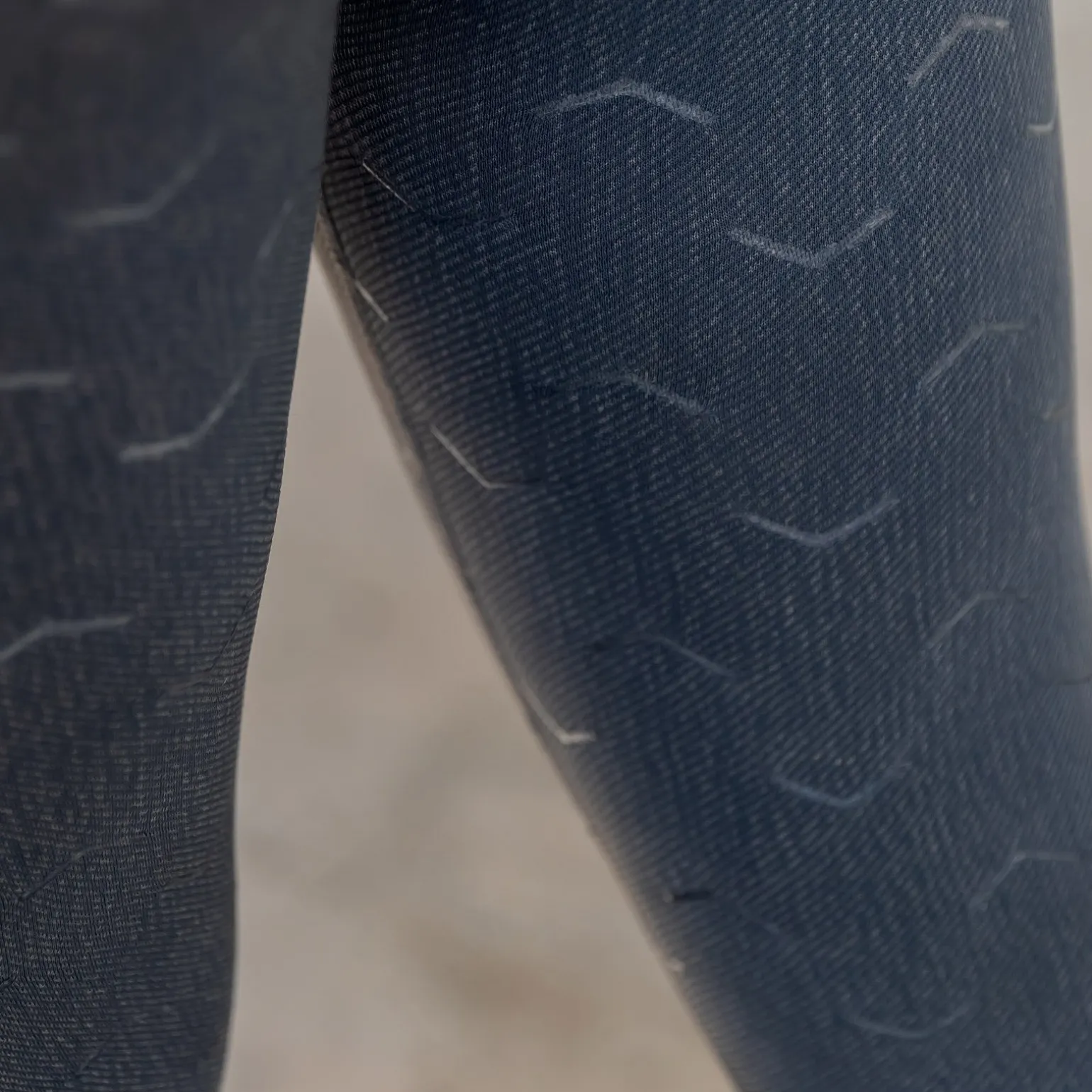 Vanessa Reitleggings mit Vollbesatz, Nahtlos in Jeansoptik