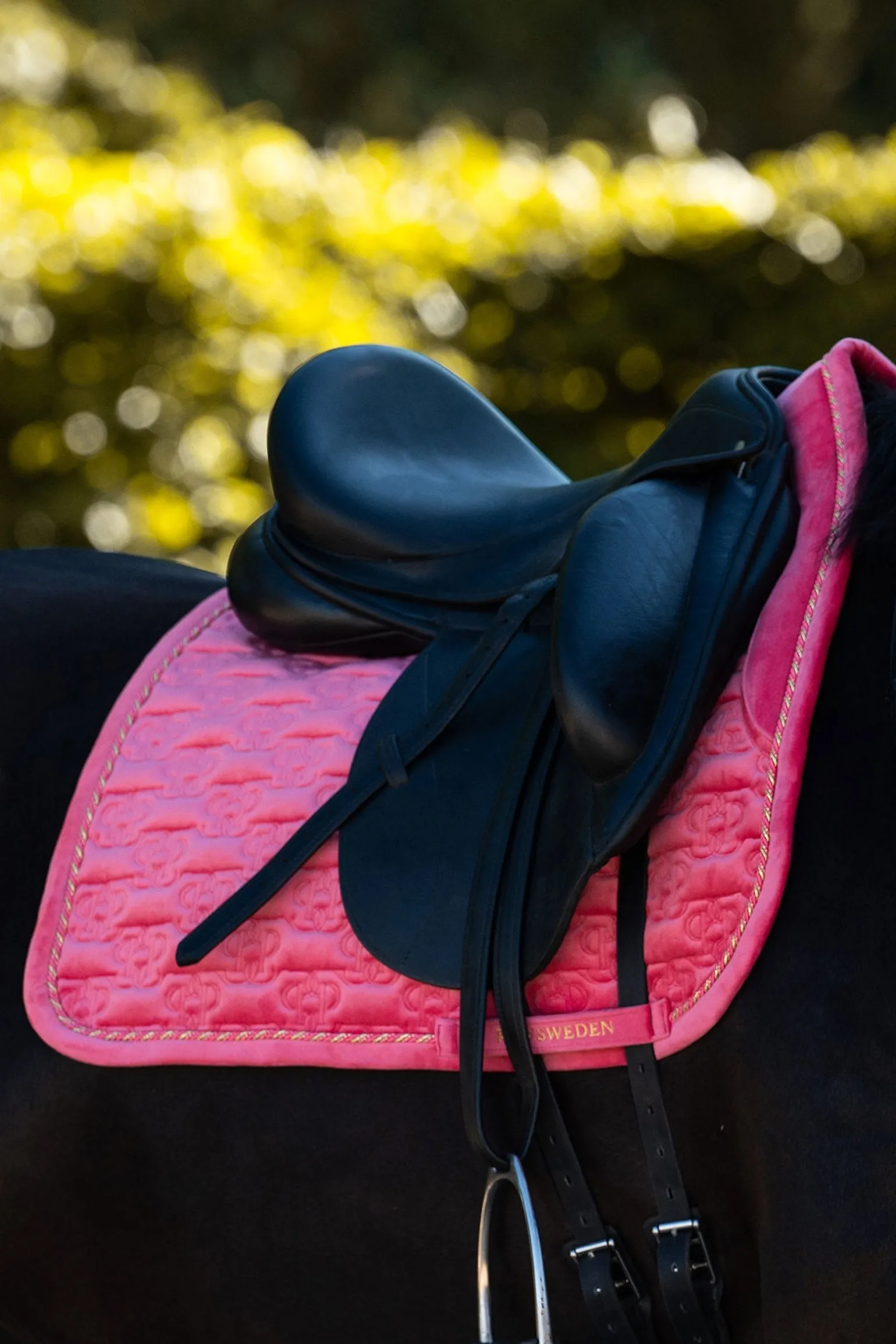 Velvet Monogram Dressur Schabracke