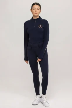 Vermont Damen Reithose mit Kniebesatz