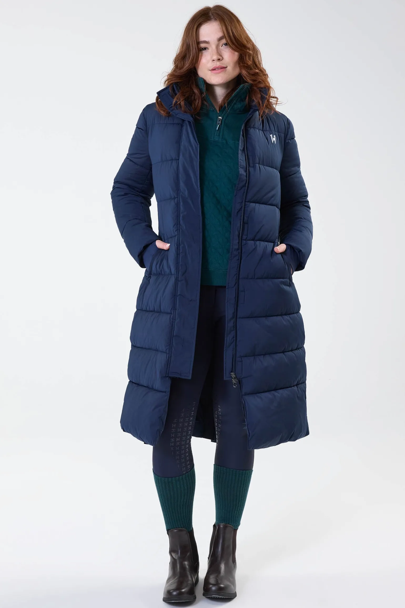 Verve langer wattierter Damenmantel