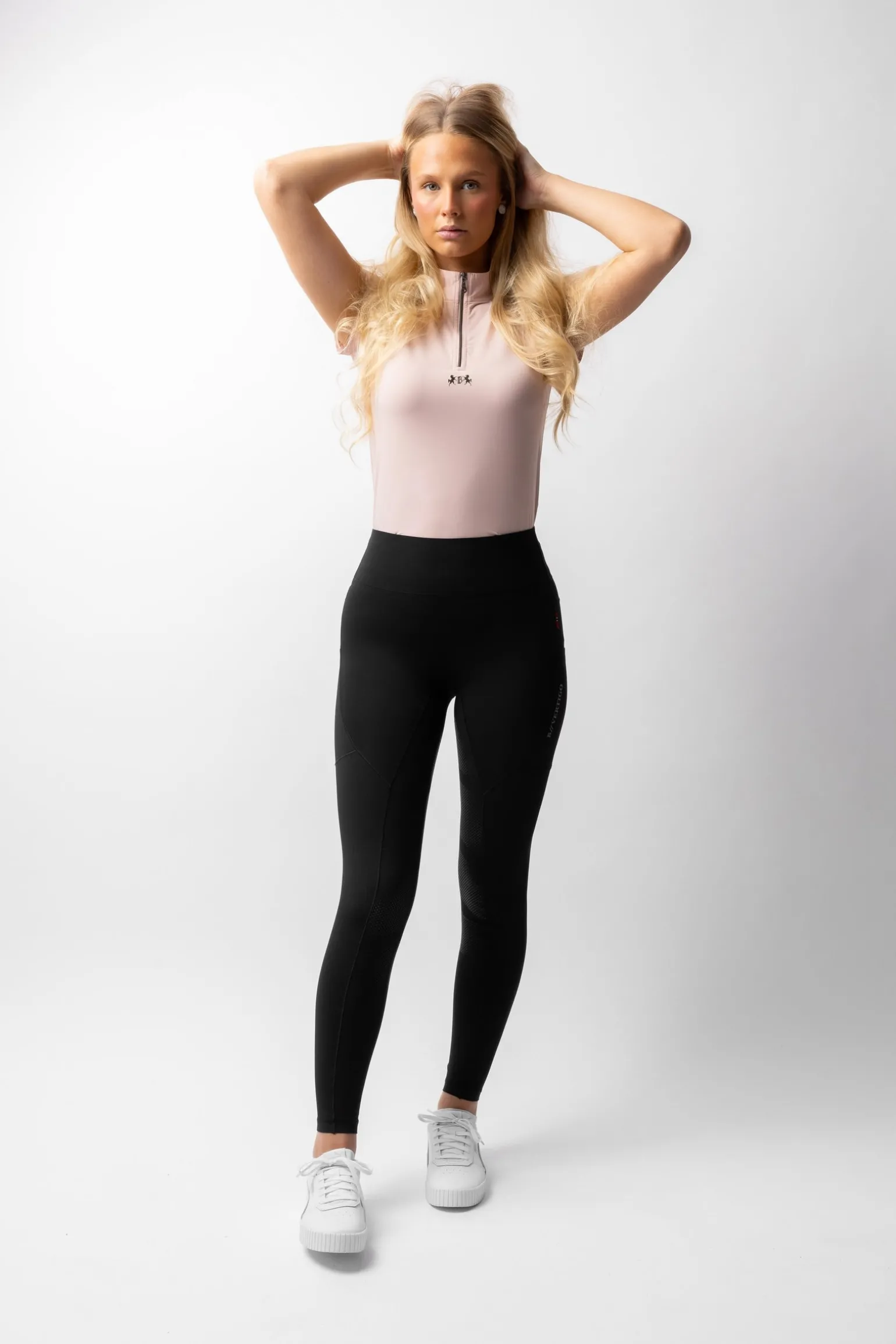 Viktoria Damen Vollbesatzreitleggings mit weniger Nähten