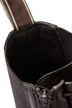 Winter-Reitstiefeletten mit seitlichem Reißverschluss