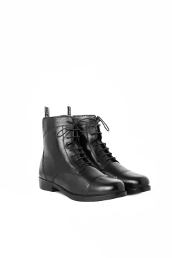 Winter-Reitstiefeletten mit seitlichem Reißverschluss