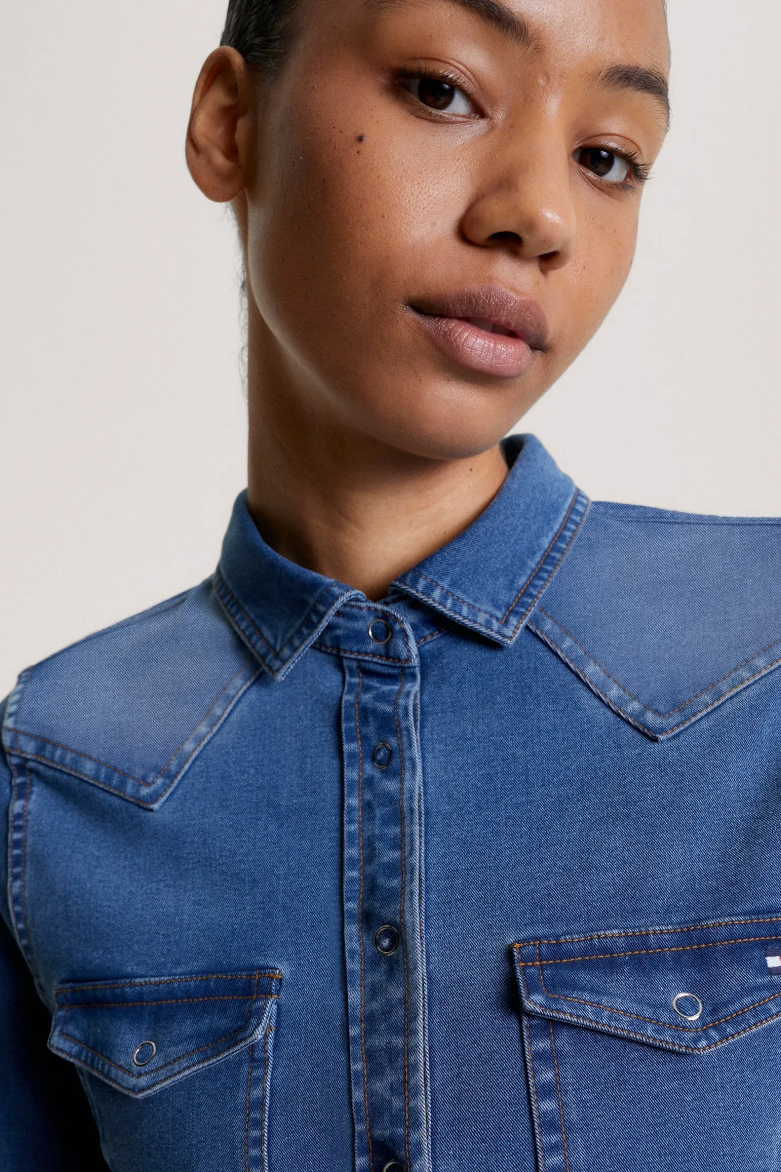 Woodside Stretch Denim Hemd