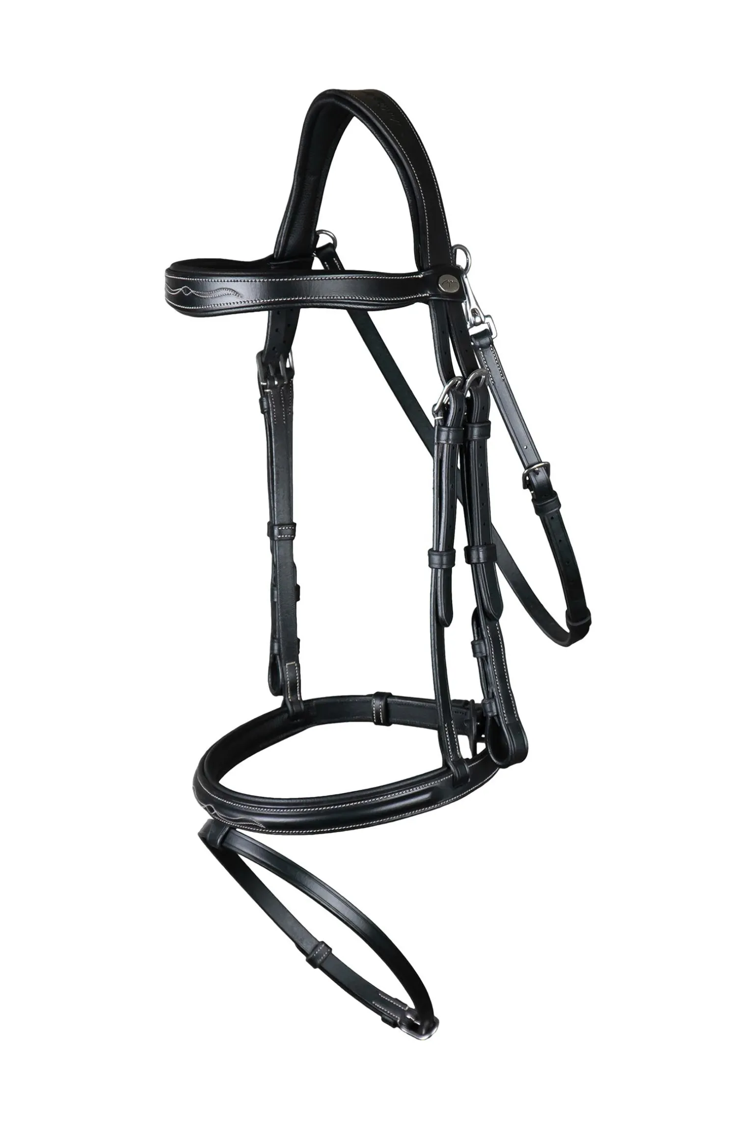 Working kombinierte Trense mit Karabinerhaken